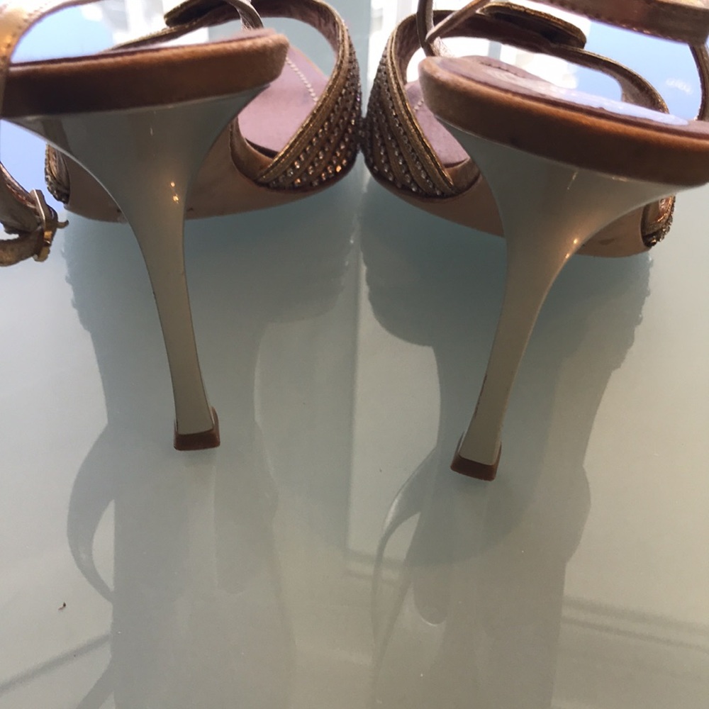 Rene caovilla Sandals size 40 gold crystal - Picture 6 of 8